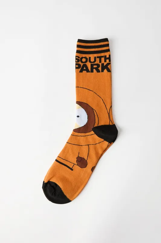 Kenny South Park Printed Jacquard Crew Socks made by Bluenotes