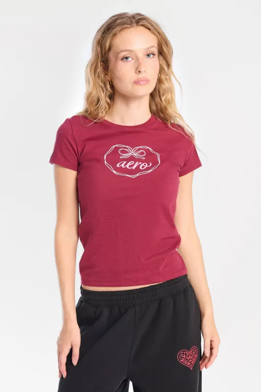 AERO Bow Graphic Classic Tee made by Aeropostale