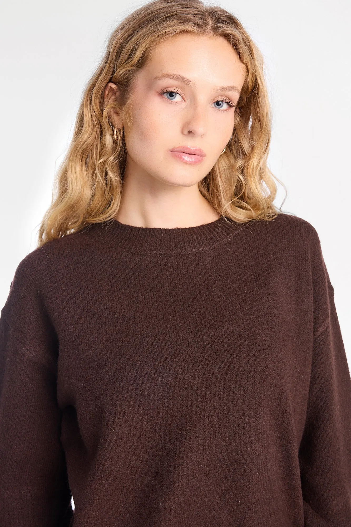 Flat Knit Crew Neck Sweater sold by Bluenotes product image thumbnail 3