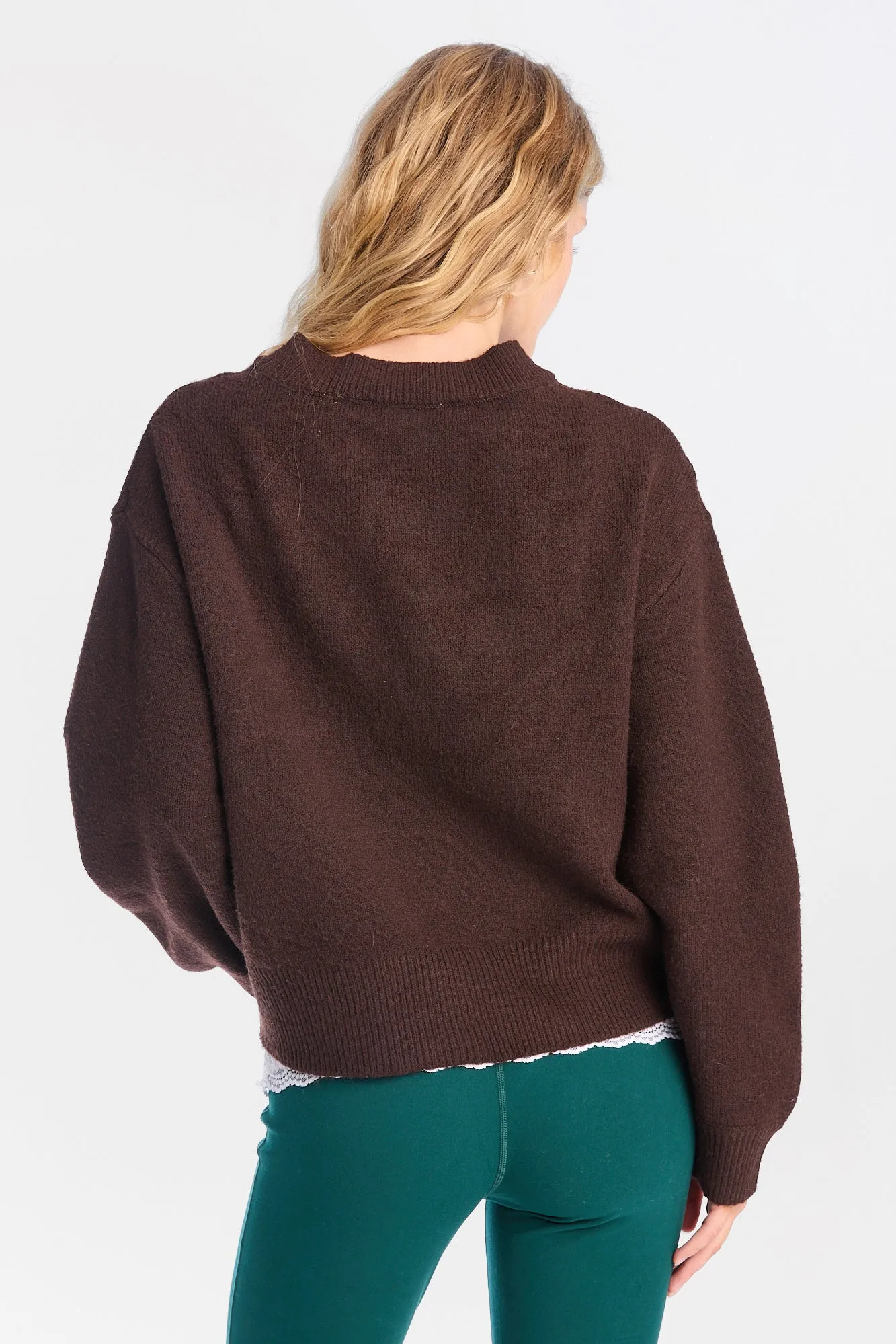 Flat Knit Crew Neck Sweater sold by Bluenotes product image thumbnail 4