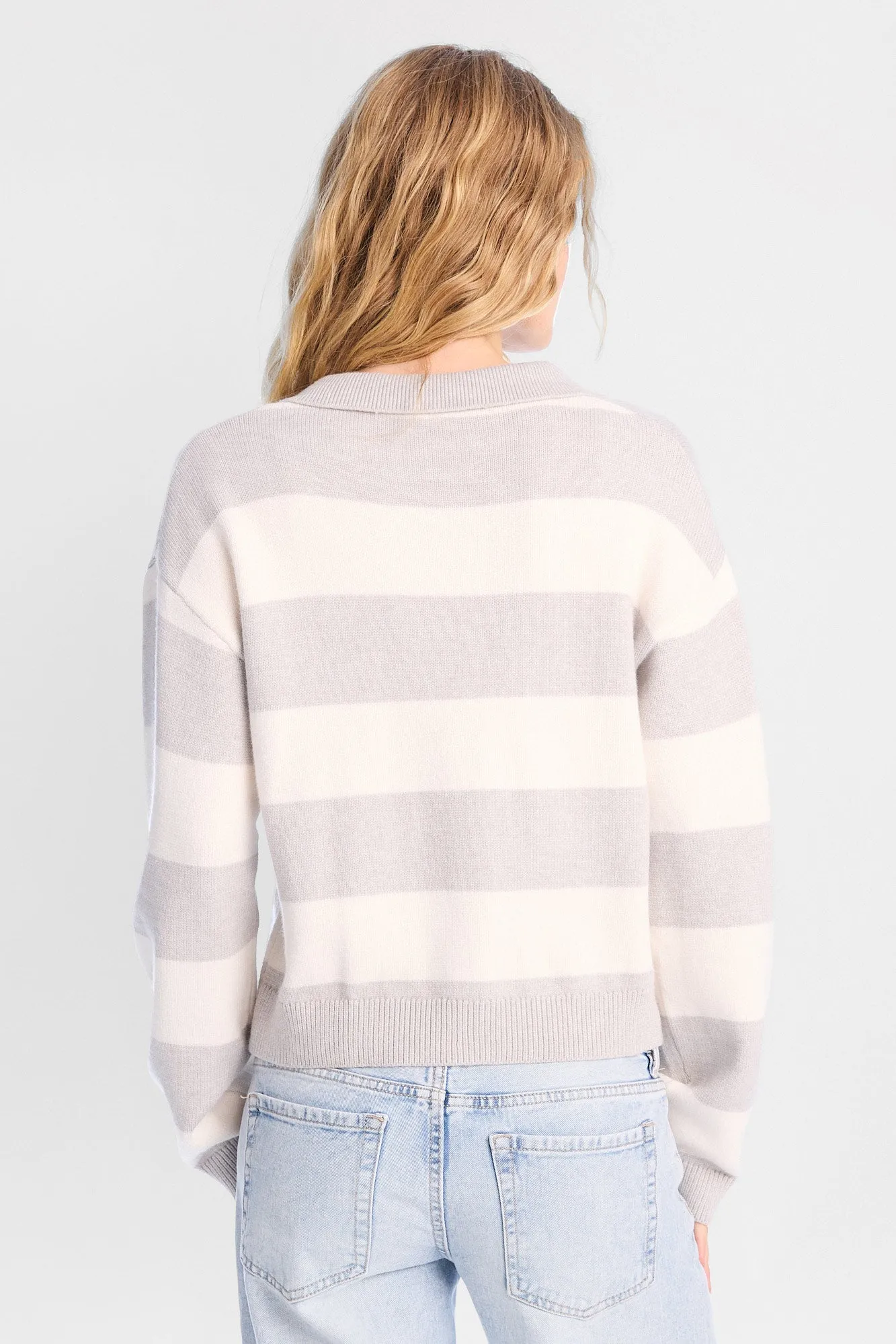 Striped Rugby Polo Sweater sold by Bluenotes product image thumbnail 4