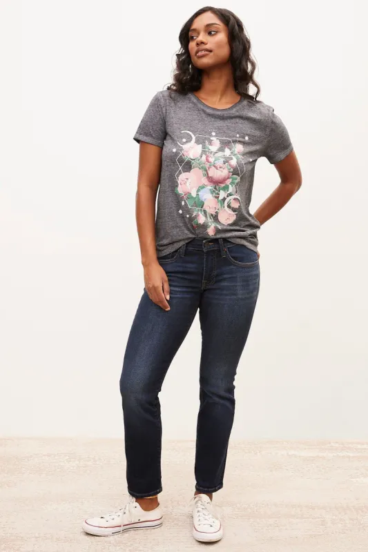 Mid Rise Sweet Straight Jean sold by Bluenotes