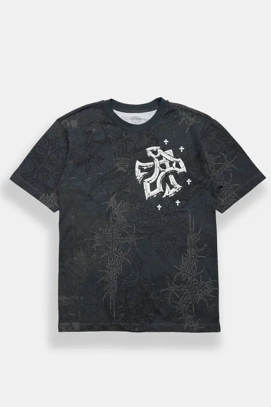 Arsenic Skull Wings Graphic Tee made by Bluenotes