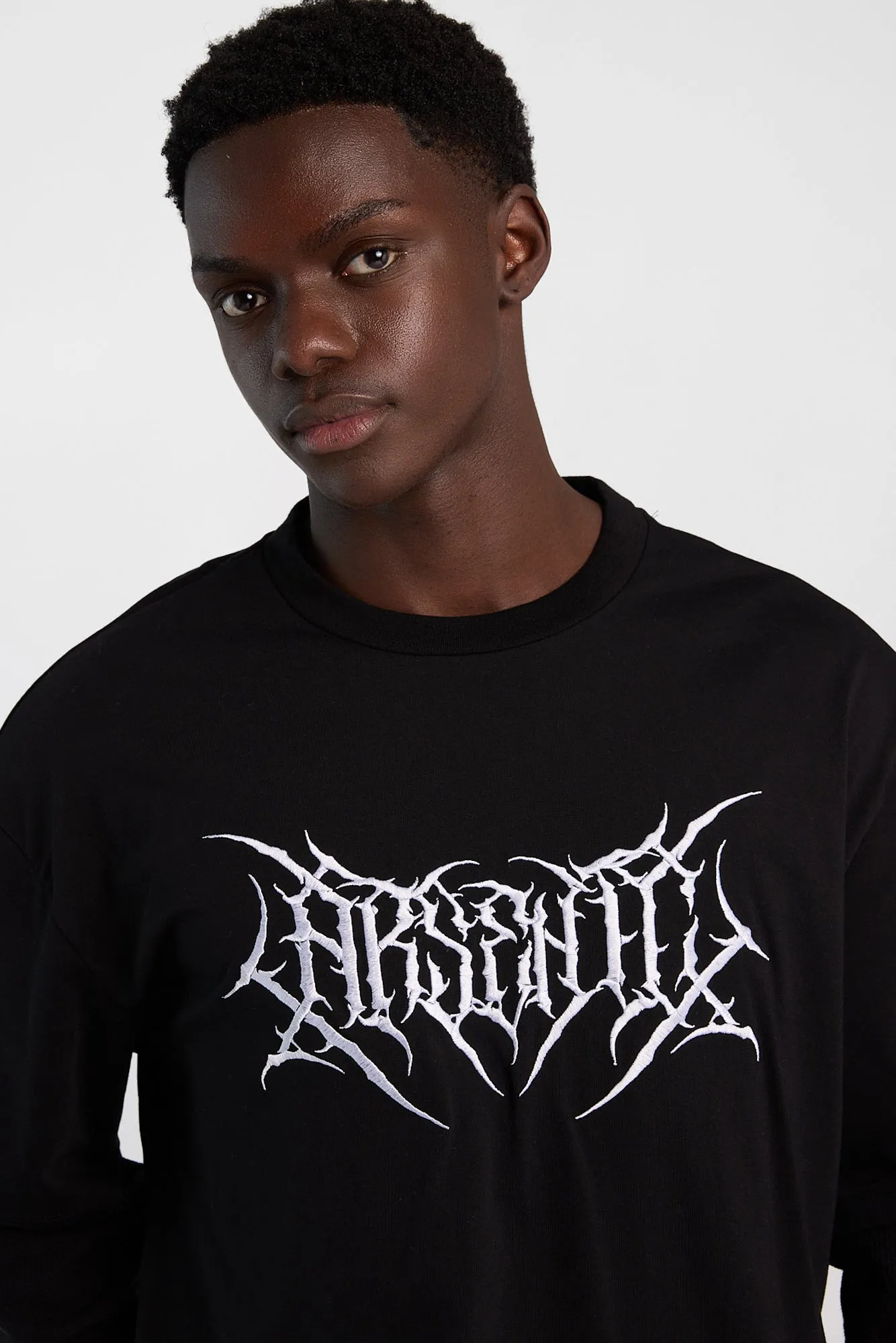 Arsenic Logo Graphic Waffle Knit Layered Twofer Tee sold by Bluenotes product image thumbnail 2