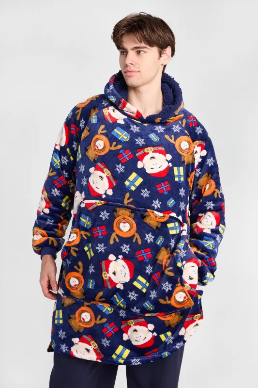 South Park Print Oversized Blanket Hoodie made by Bluenotes