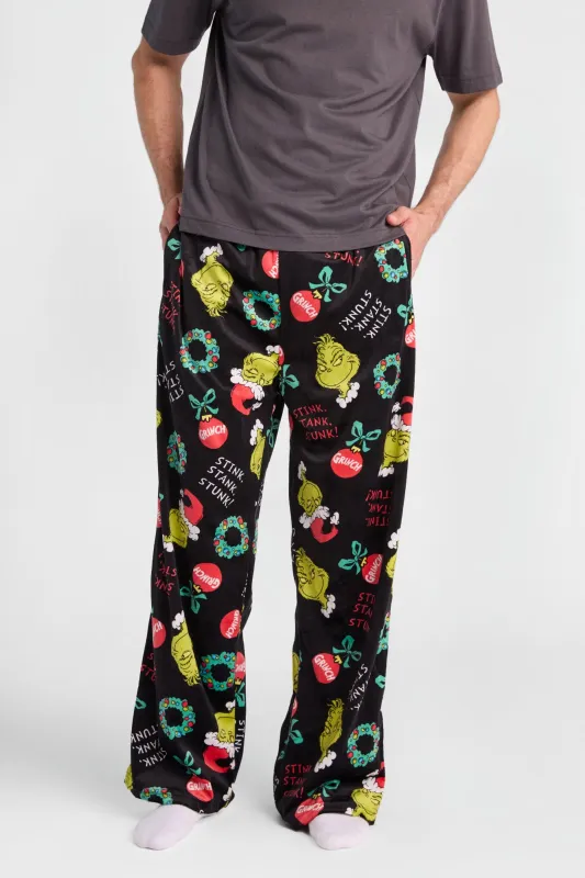 The Grinch Stink Stank Stunk Print Pajama Pants made by Bluenotes