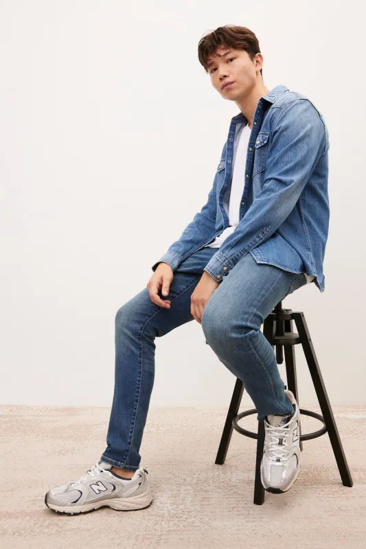 411 Athletic Taper Jean sold by Bluenotes