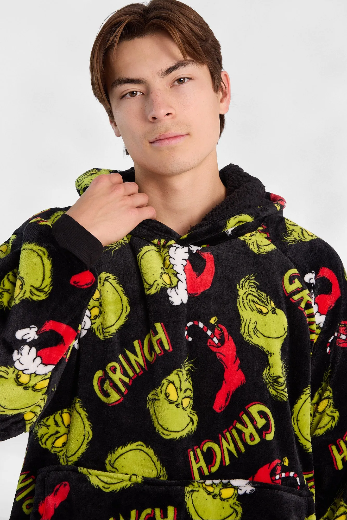 The Grinch Printed Oversized Blanket Hoodie sold by Bluenotes product image thumbnail 2