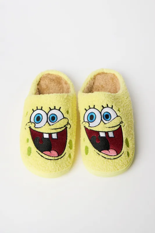SpongeBob Plush Slippers made by Bluenotes