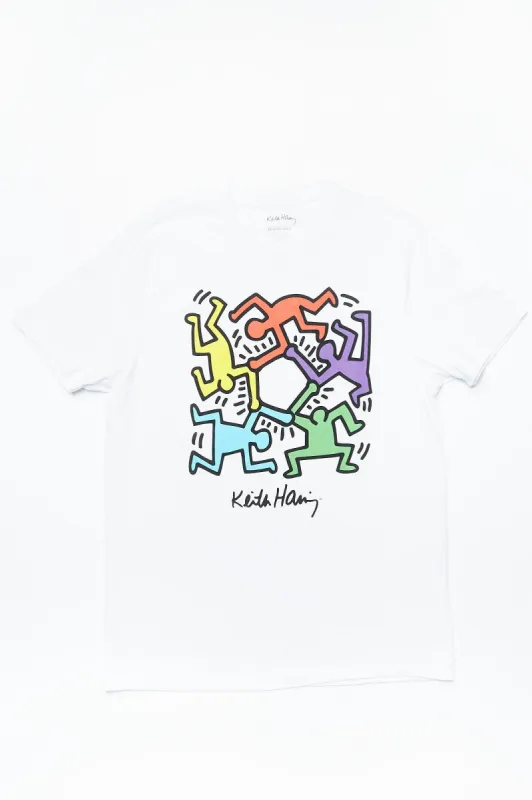 Keith Haring Colourful People Graphic Tee made by Bluenotes