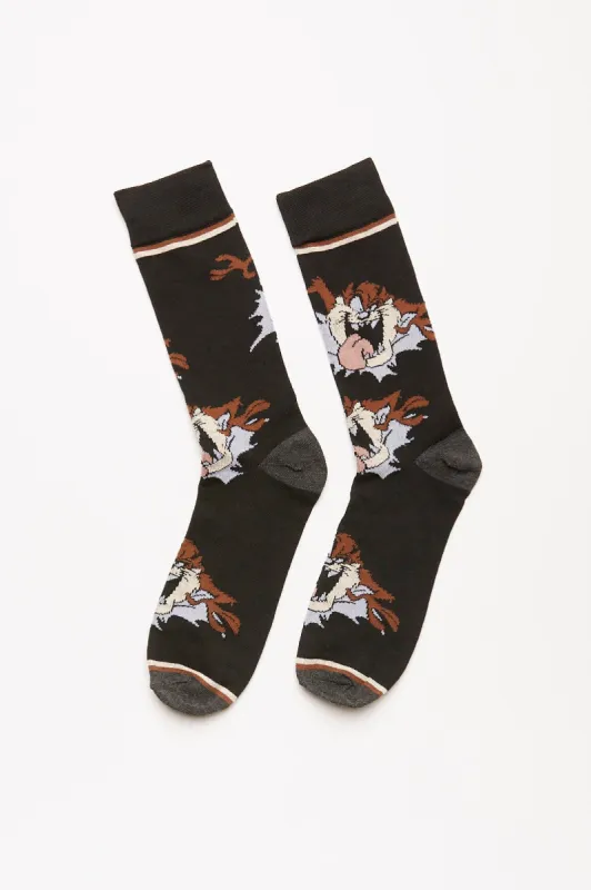 Taz Graphic Crew Socks sold by Bluenotes