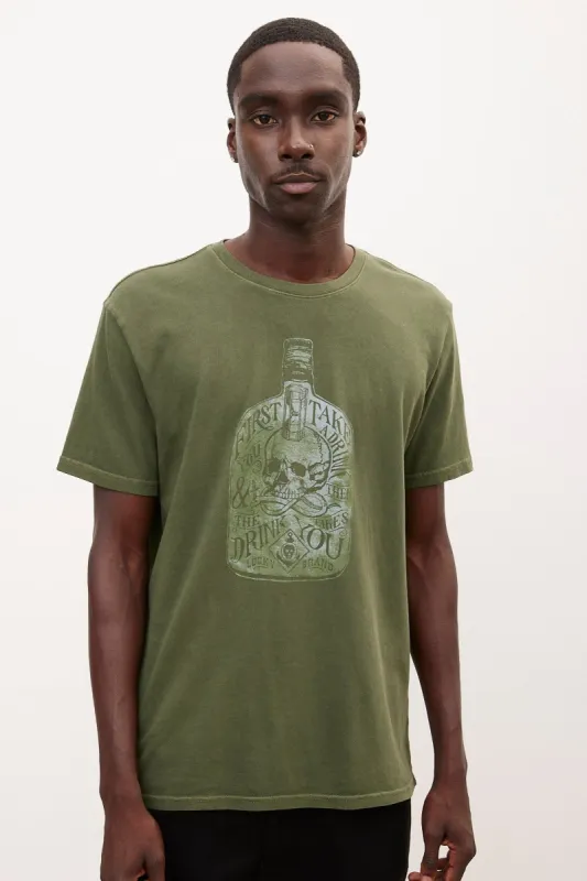 Skull Drink Tee sold by Bluenotes