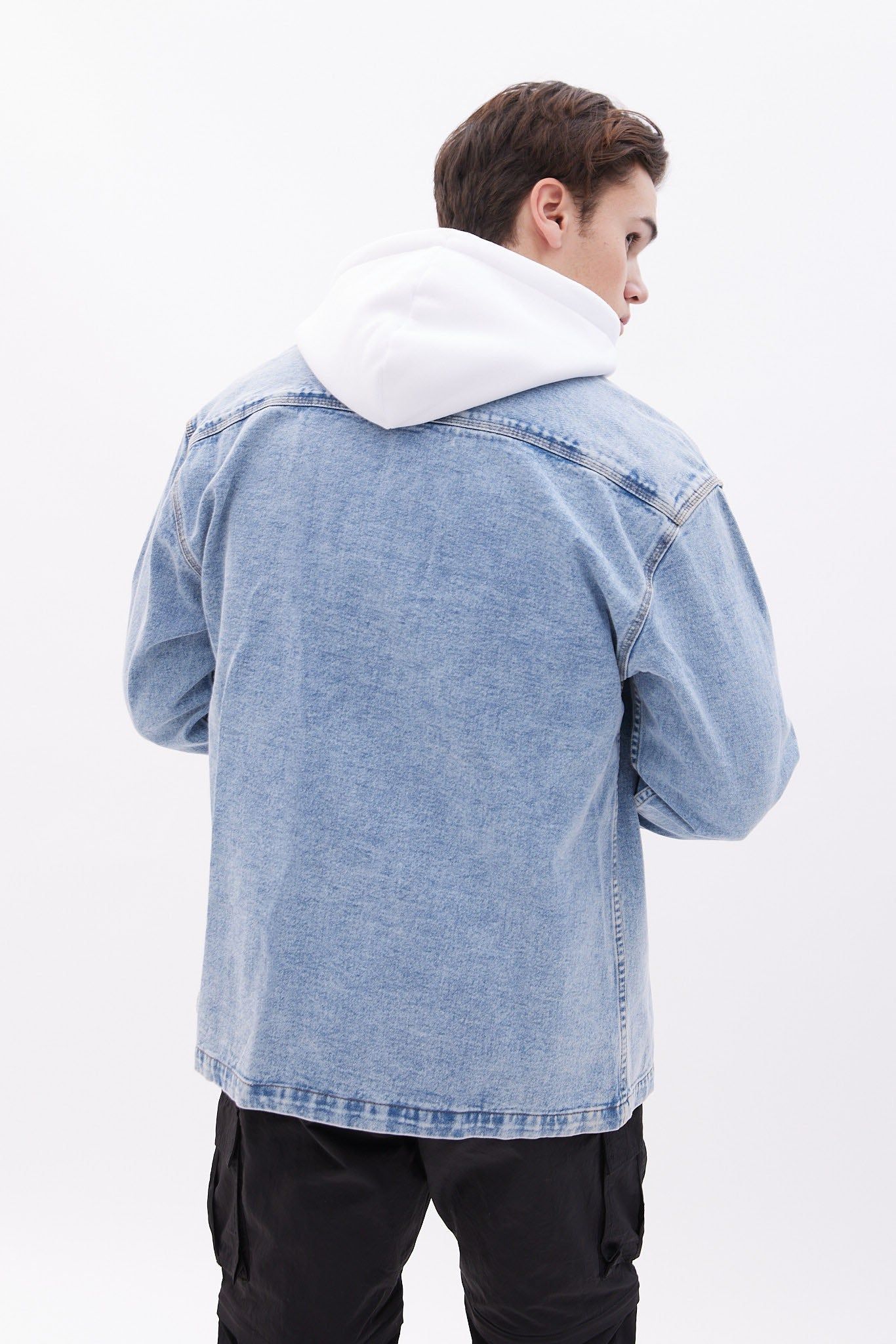 North Western Denim Shacket sold by Bluenotes product image thumbnail 3