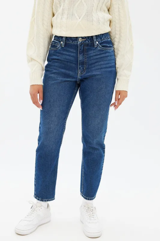 AERO Premium Air High Rise Mom Jean sold by Bluenotes