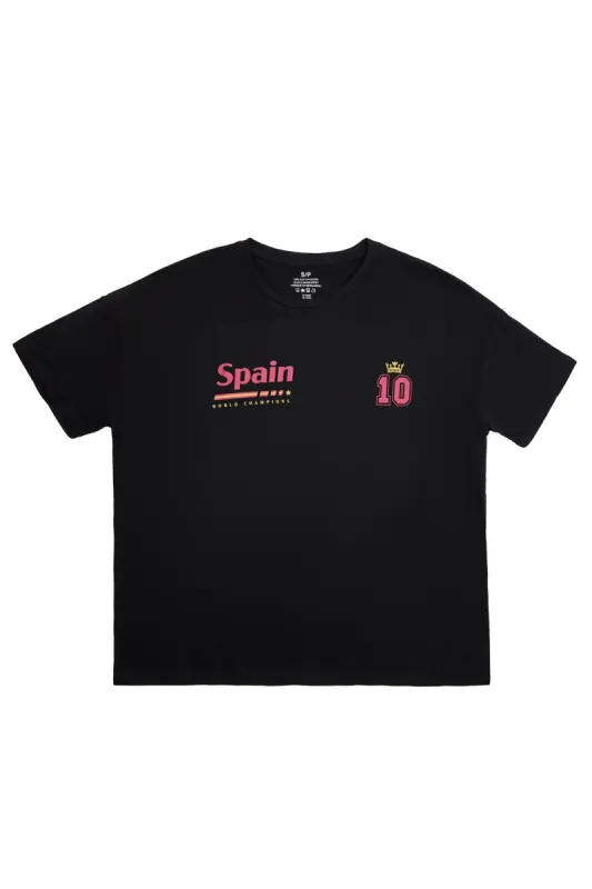 Spain Soccer Graphic Relaxed Tee sold by Bluenotes