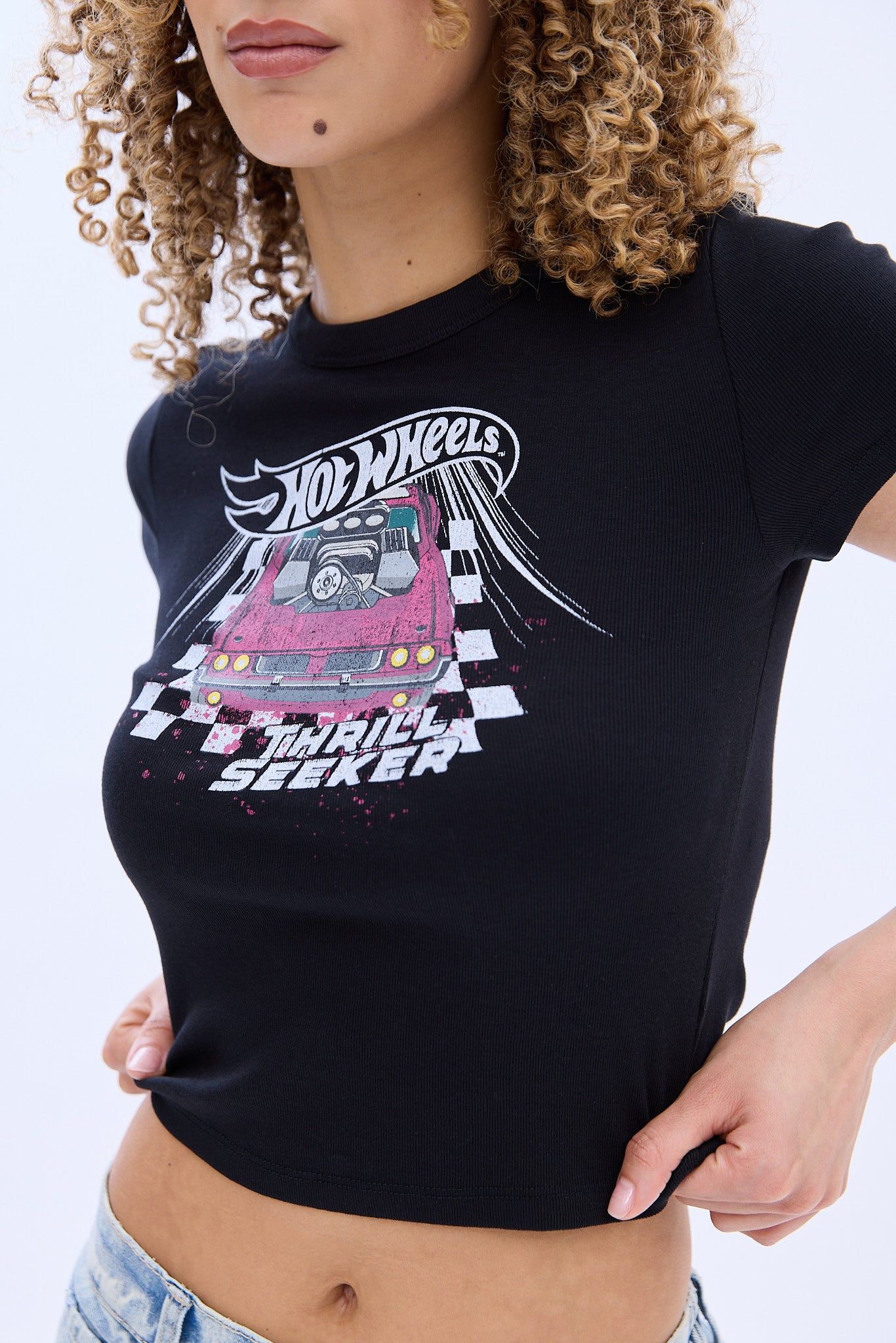 Hot Wheels Graphic Baby Tee sold by Bluenotes product image thumbnail 2