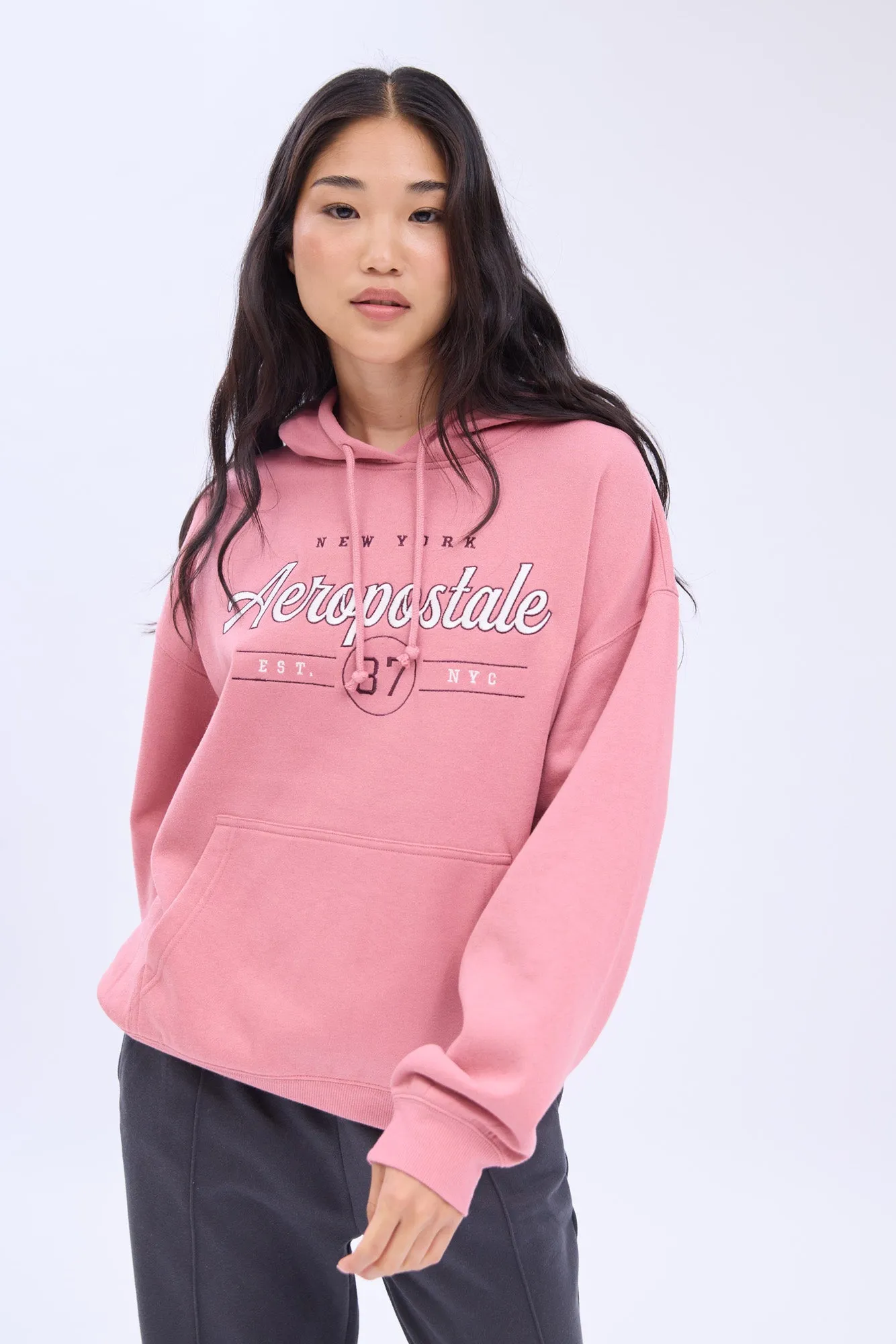 AERO Graphic Boyfriend Hoodie sold by Bluenotes