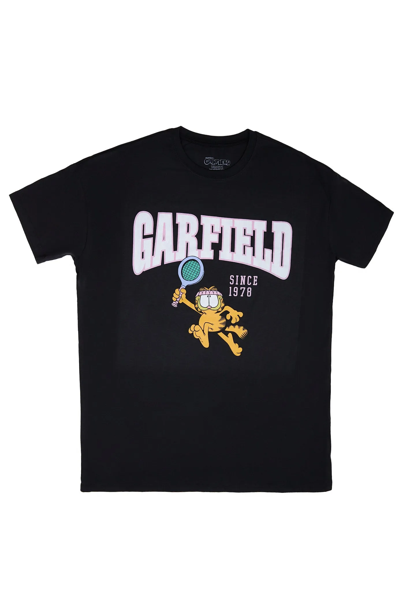 Garfield Tennis Graphic Relaxed Tee sold by Bluenotes