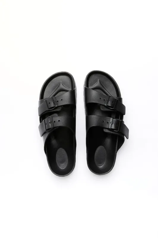 Double Buckle-Strap Foam Sandal sold by Bluenotes