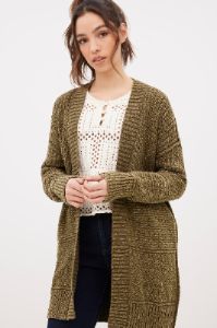 Long Textured Cardigan sold by Bluenotes