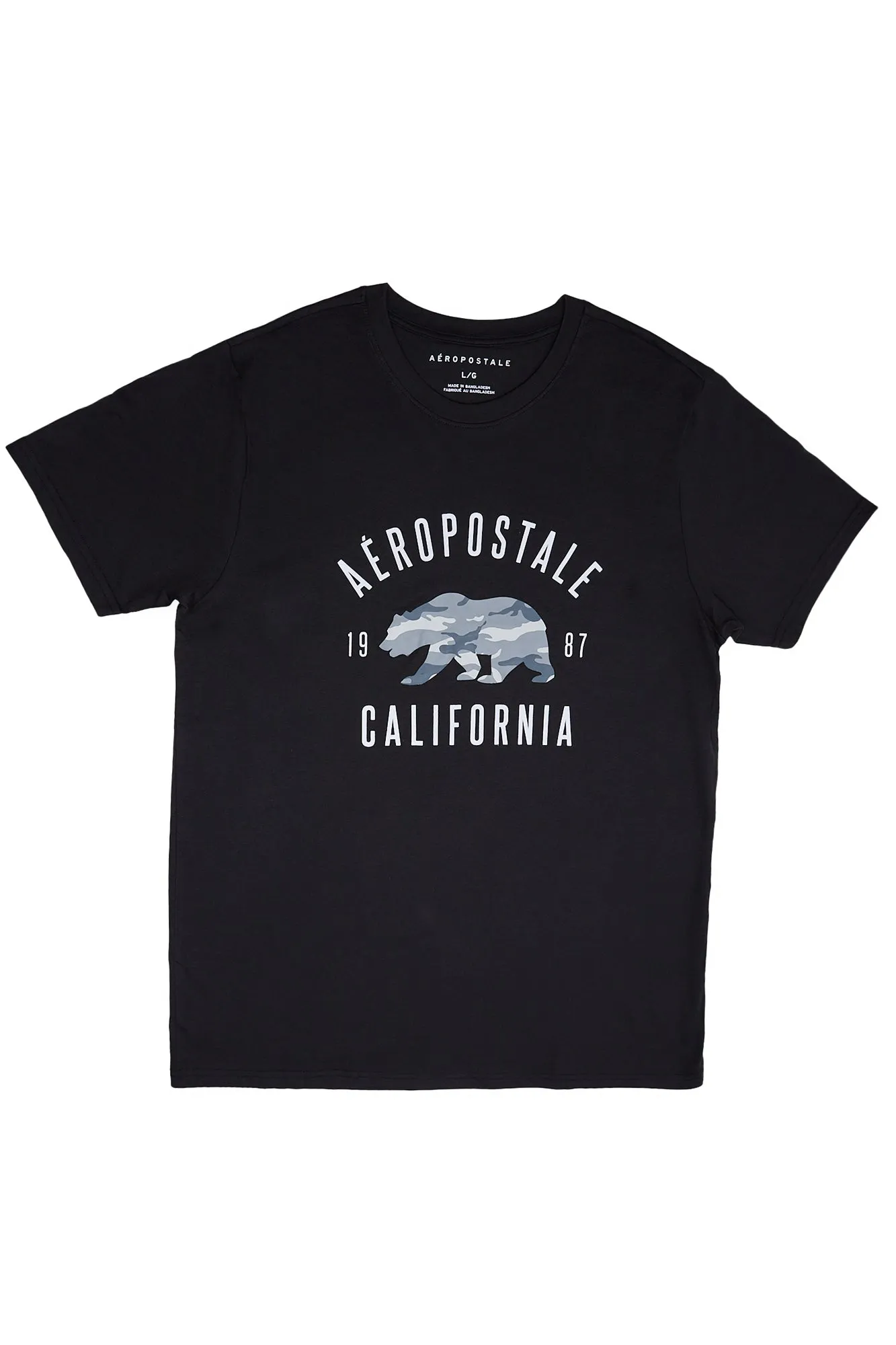 AERO Camouflage Bear California Graphic Tee sold by Bluenotes product image thumbnail 2