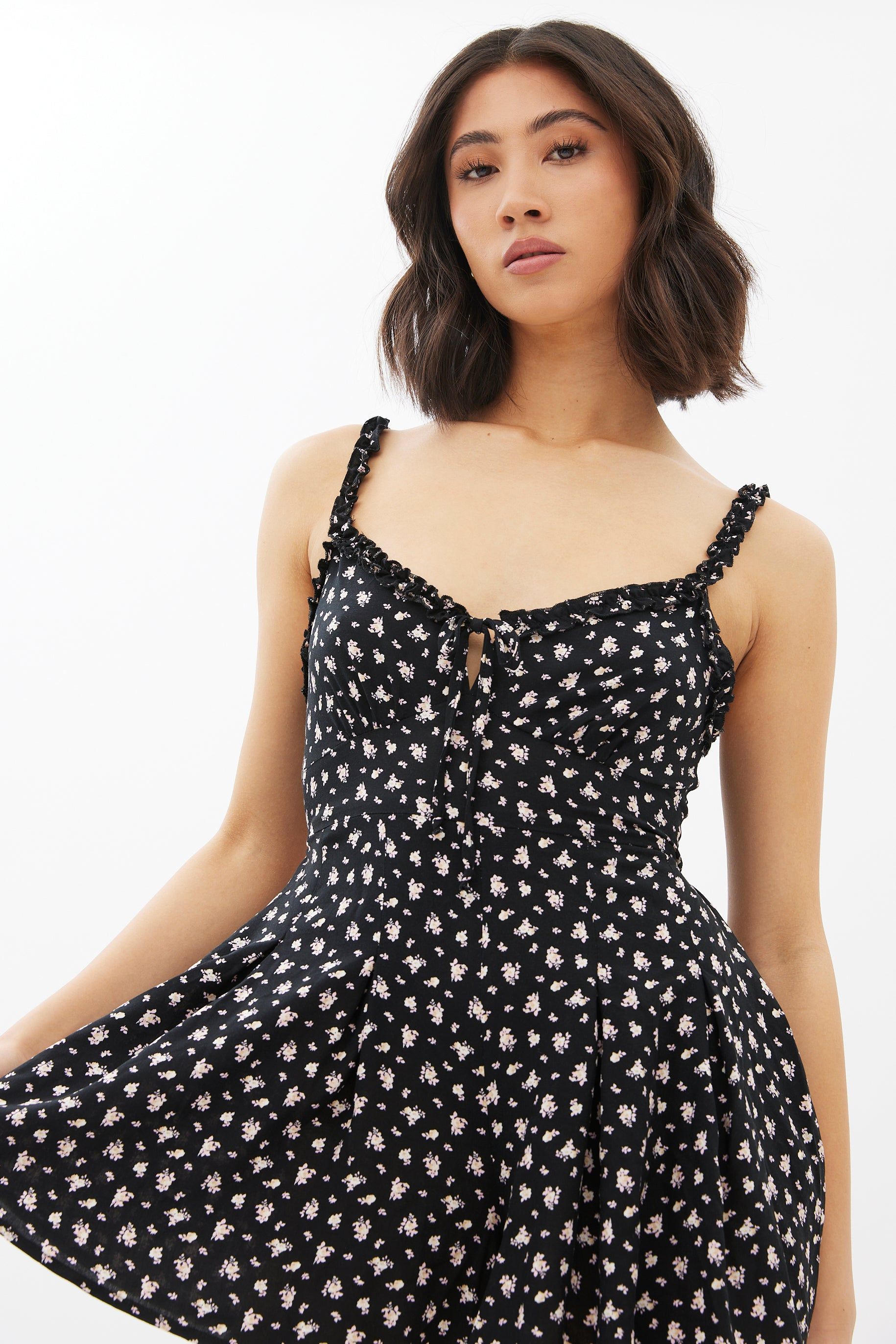Floral Print Tie-Back Romper sold by Bluenotes product image thumbnail 5