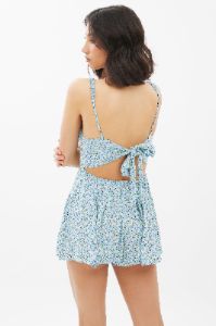 Floral Print Tie-Back Romper sold by Bluenotes