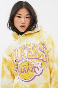 Los Angeles Lakers Graphic Tie Dye Pullover Hoodie sold by Bluenotes