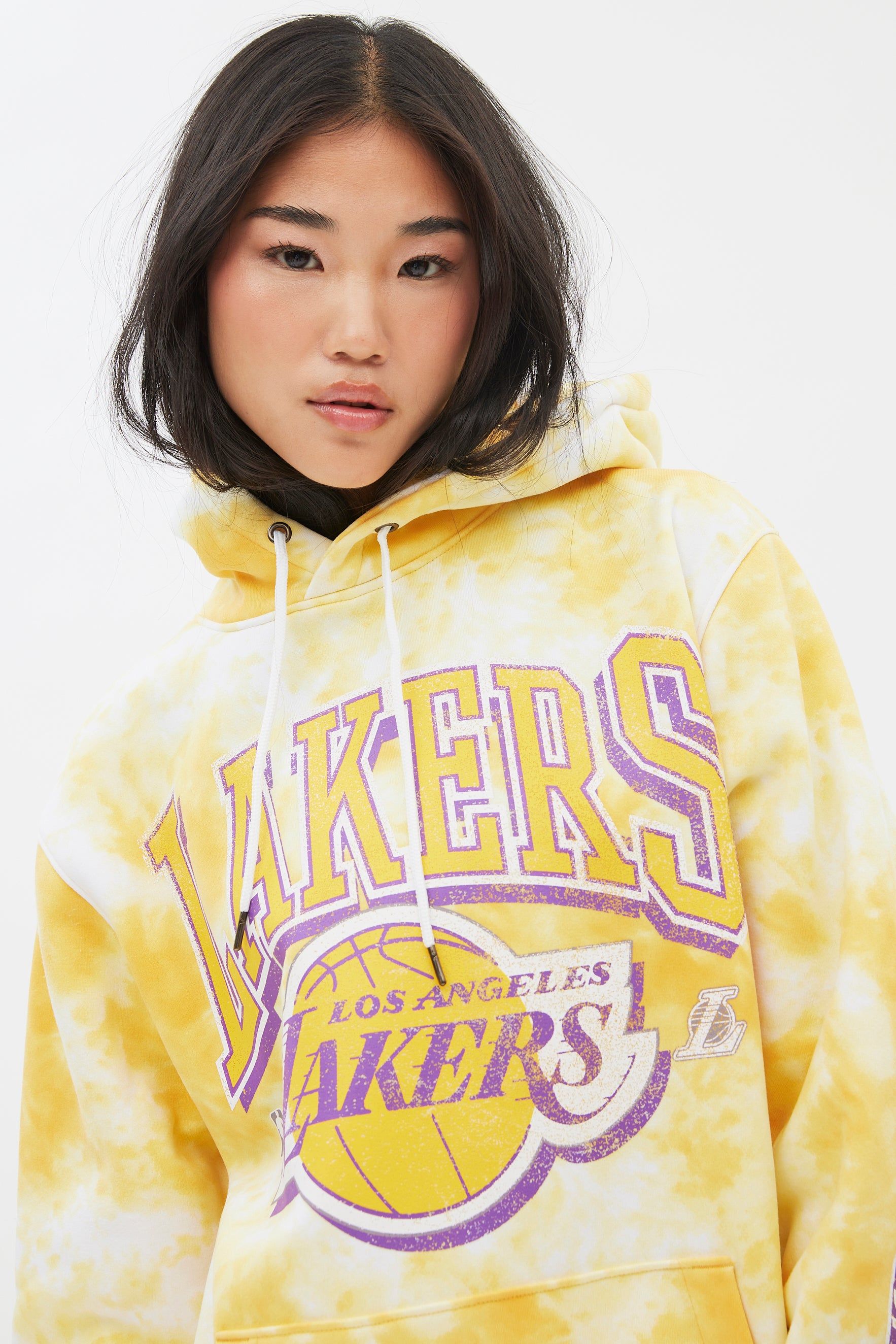 Los Angeles Lakers Graphic Tie Dye Pullover Hoodie sold by Bluenotes product image thumbnail 4
