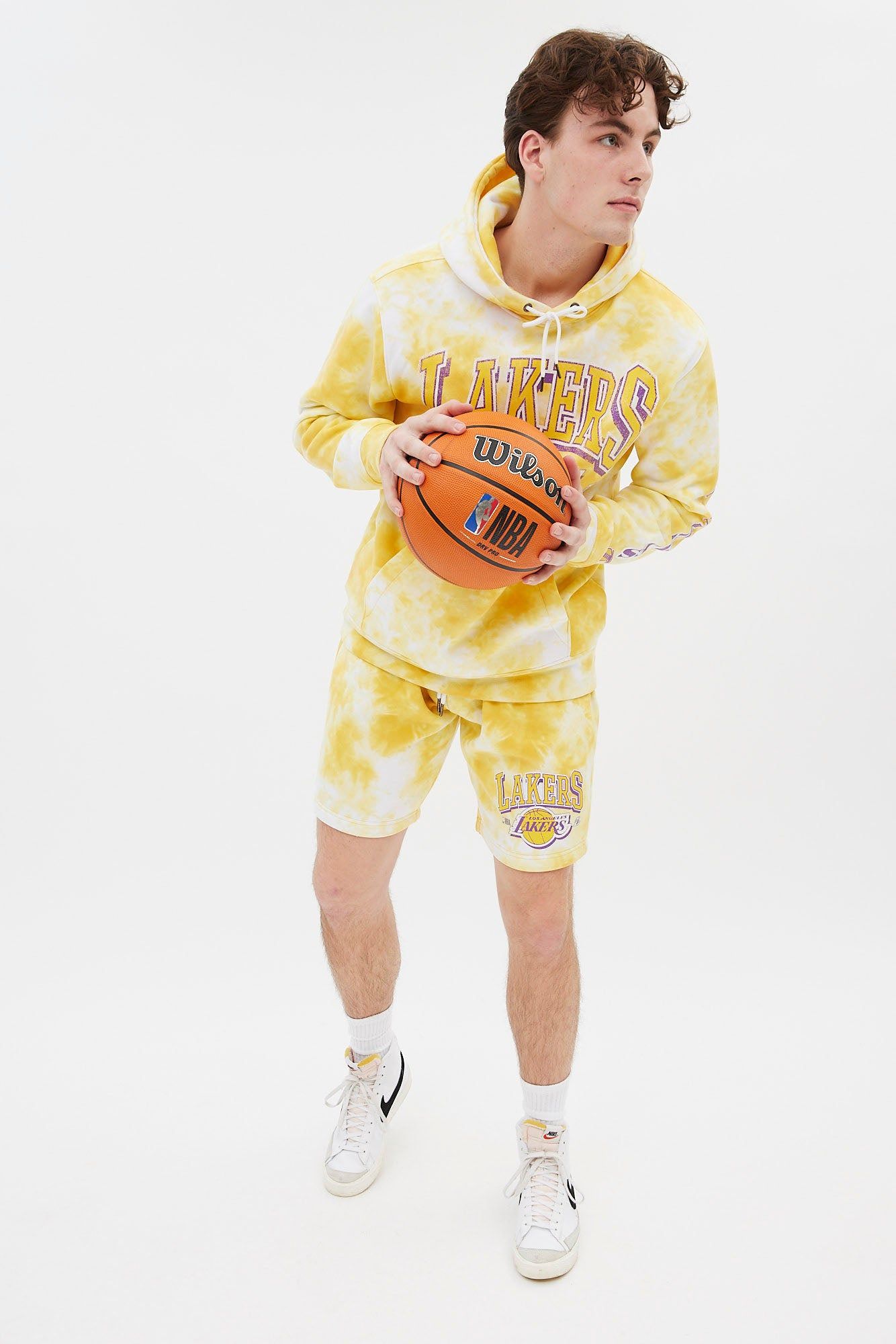Los Angeles Lakers Graphic Tie Dye Pullover Hoodie sold by Bluenotes product image thumbnail 8