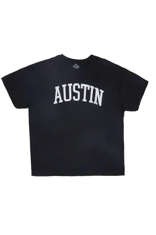 Austin Texas Graphic Boyfriend Tee sold by Bluenotes