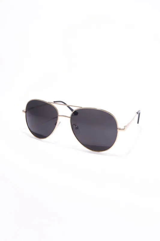 Gold Frame Aviator Sunglasses sold by Bluenotes