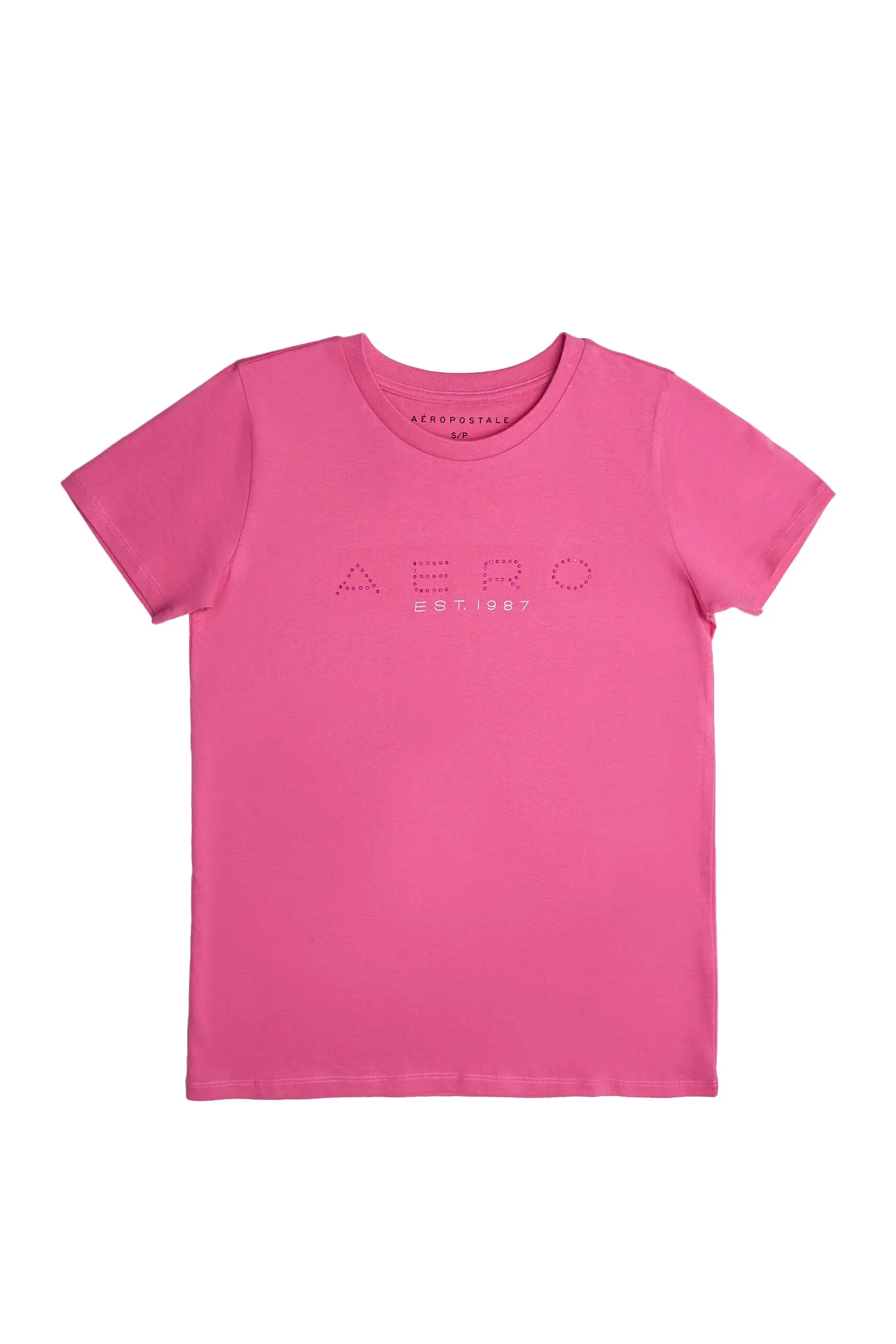 AERO Rhinestones Applique Graphic Classic Tee sold by Bluenotes