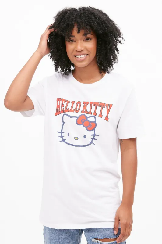 Hello Kitty Graphic Boyfriend Tee sold by Bluenotes