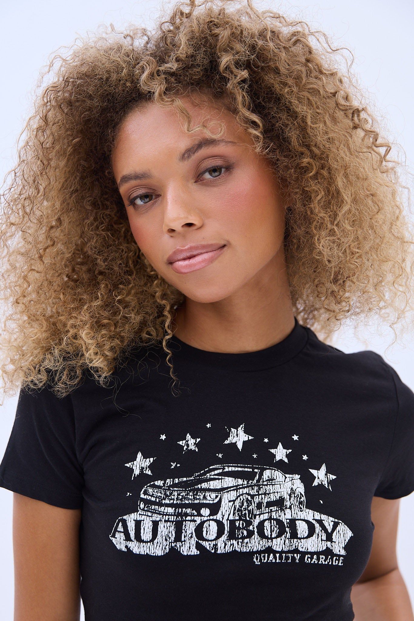 Autobody Graphic Baby Tee sold by Bluenotes product image thumbnail 3