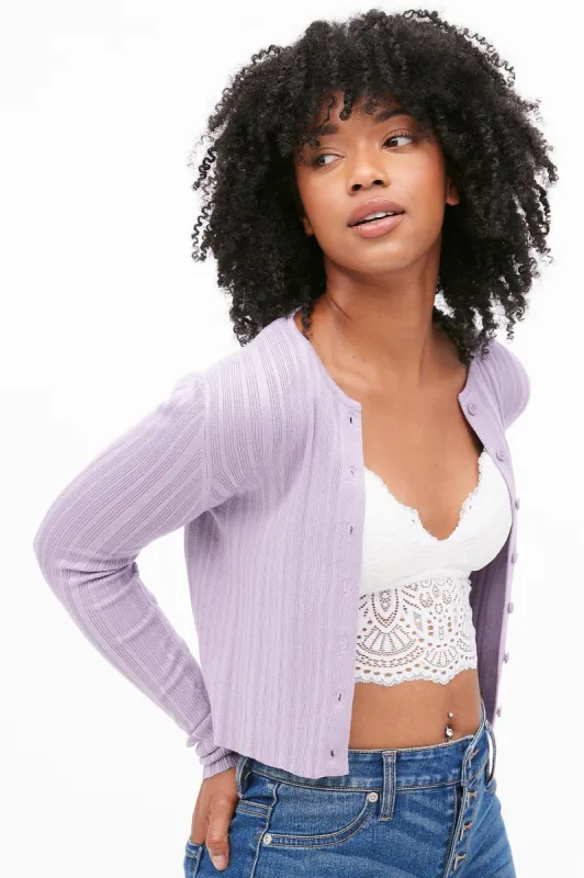 Button-Up Crew Neck Cardigan sold by Bluenotes