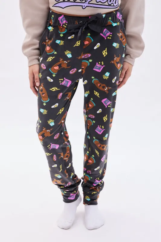 Scooby-Doo Printed Velour Pajama Jogger made by Aeropostale