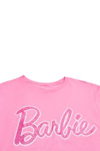 Barbie Glitter Graphic Boyfriend Tee sold by Bluenotes
