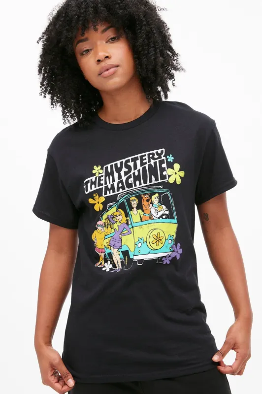 Scooby Doo The Mystery Machine Graphic Boyfriend Tee sold by Bluenotes