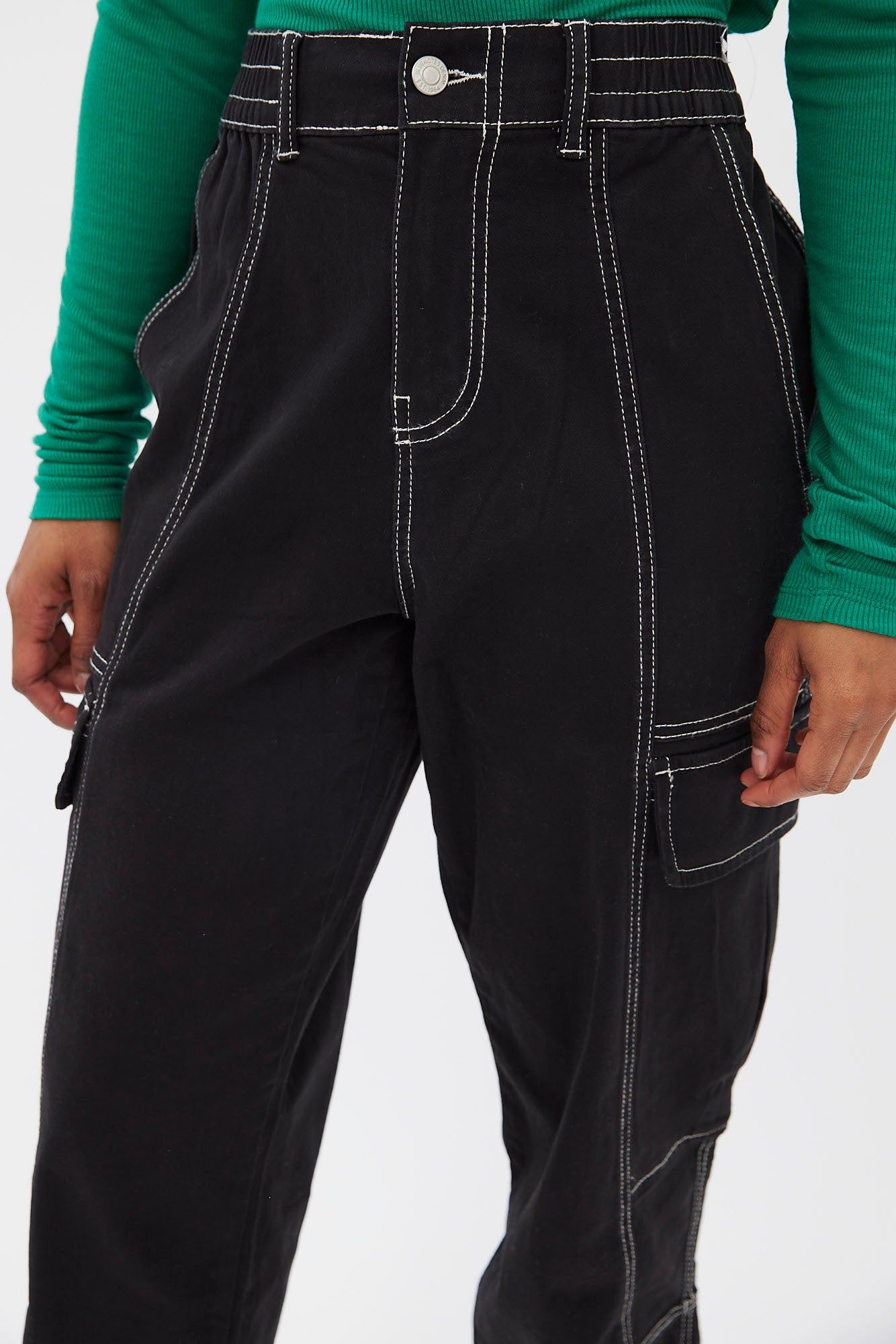 High Rise Straight Cargo Pant sold by Bluenotes product image thumbnail 4