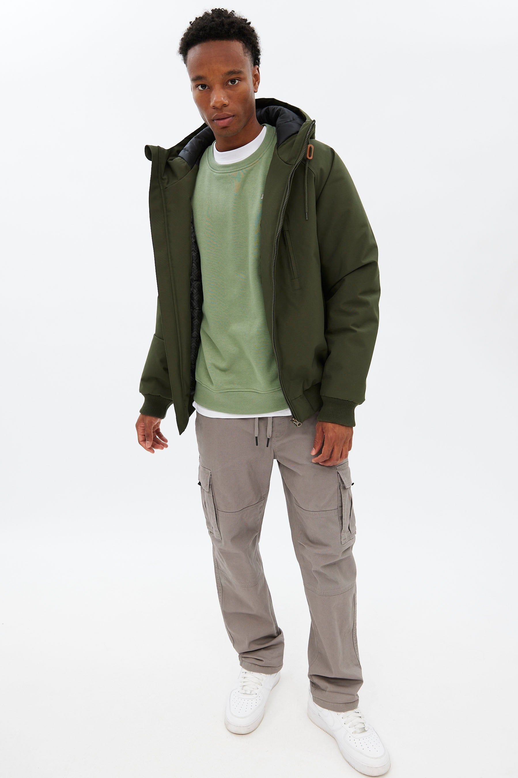 North Western Hooded Raglan Bomber Jacket sold by Bluenotes product image thumbnail 16