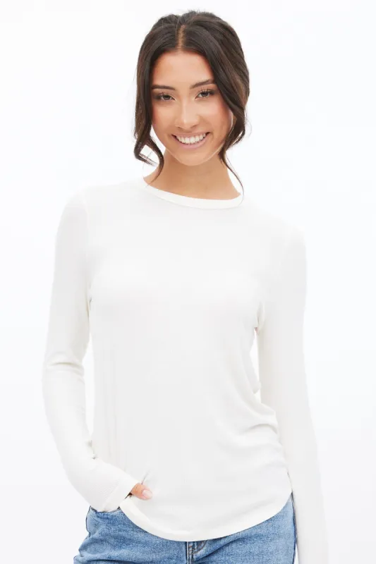 sueded french terry crew neck tee sold by Bluenotes