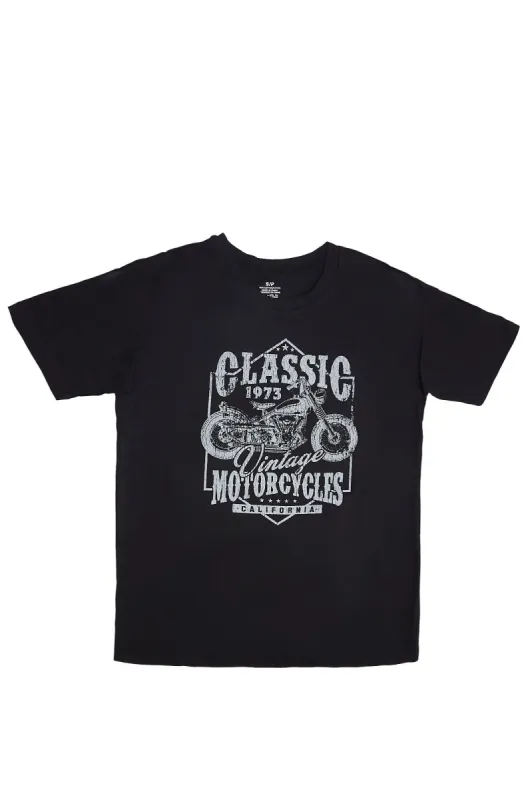 Classic Vintage Motorcycles Graphic Oversized Tee sold by Bluenotes