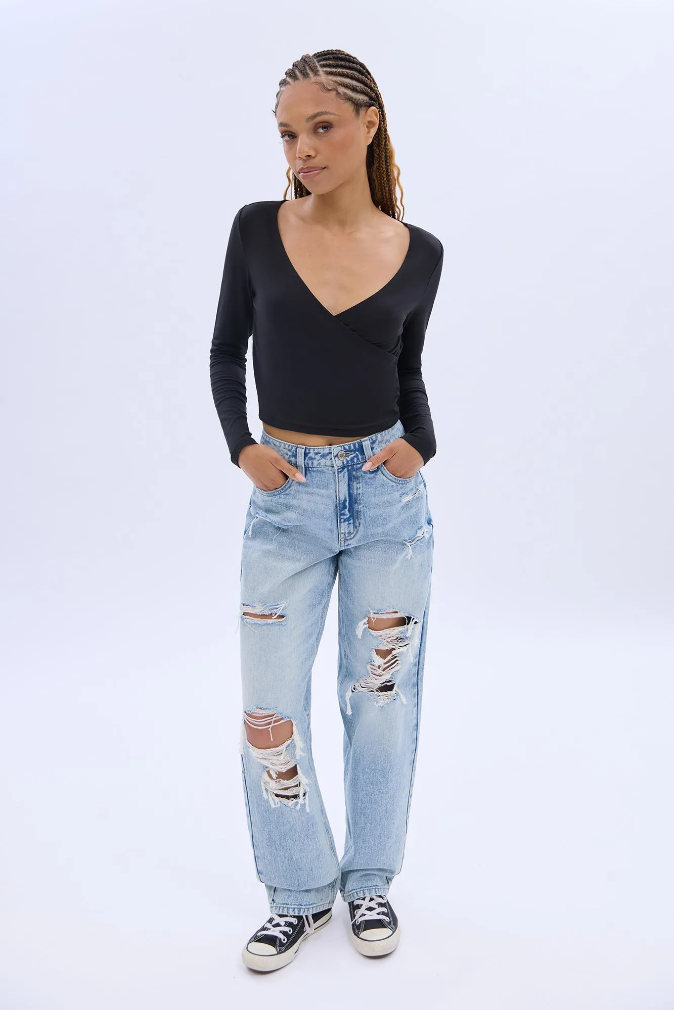 High Rise Baggy Jean sold by Bluenotes product image thumbnail 4