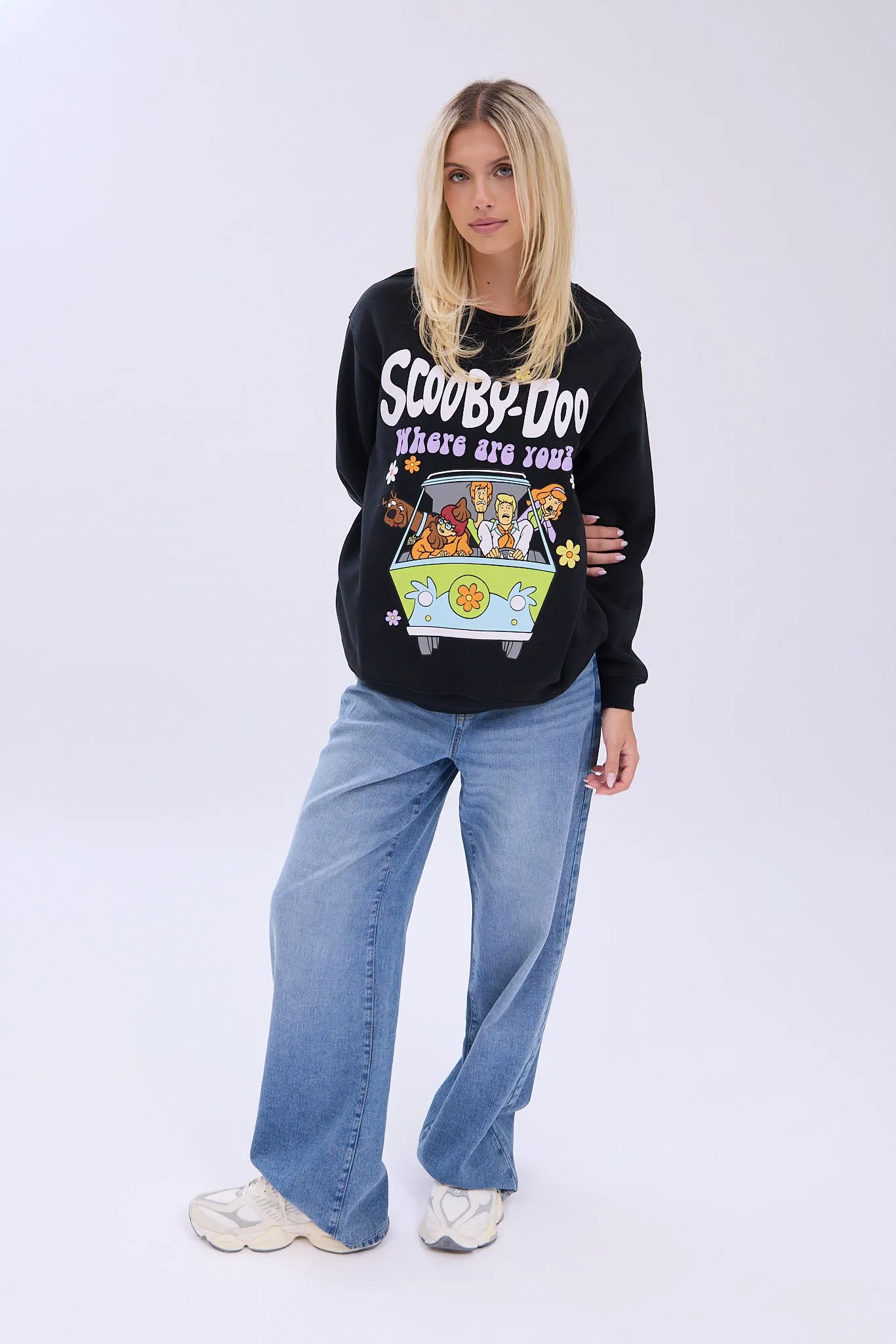 Scooby-Doo Where Are You Graphic Crew Neck Sweatshirt sold by Bluenotes product image thumbnail 2