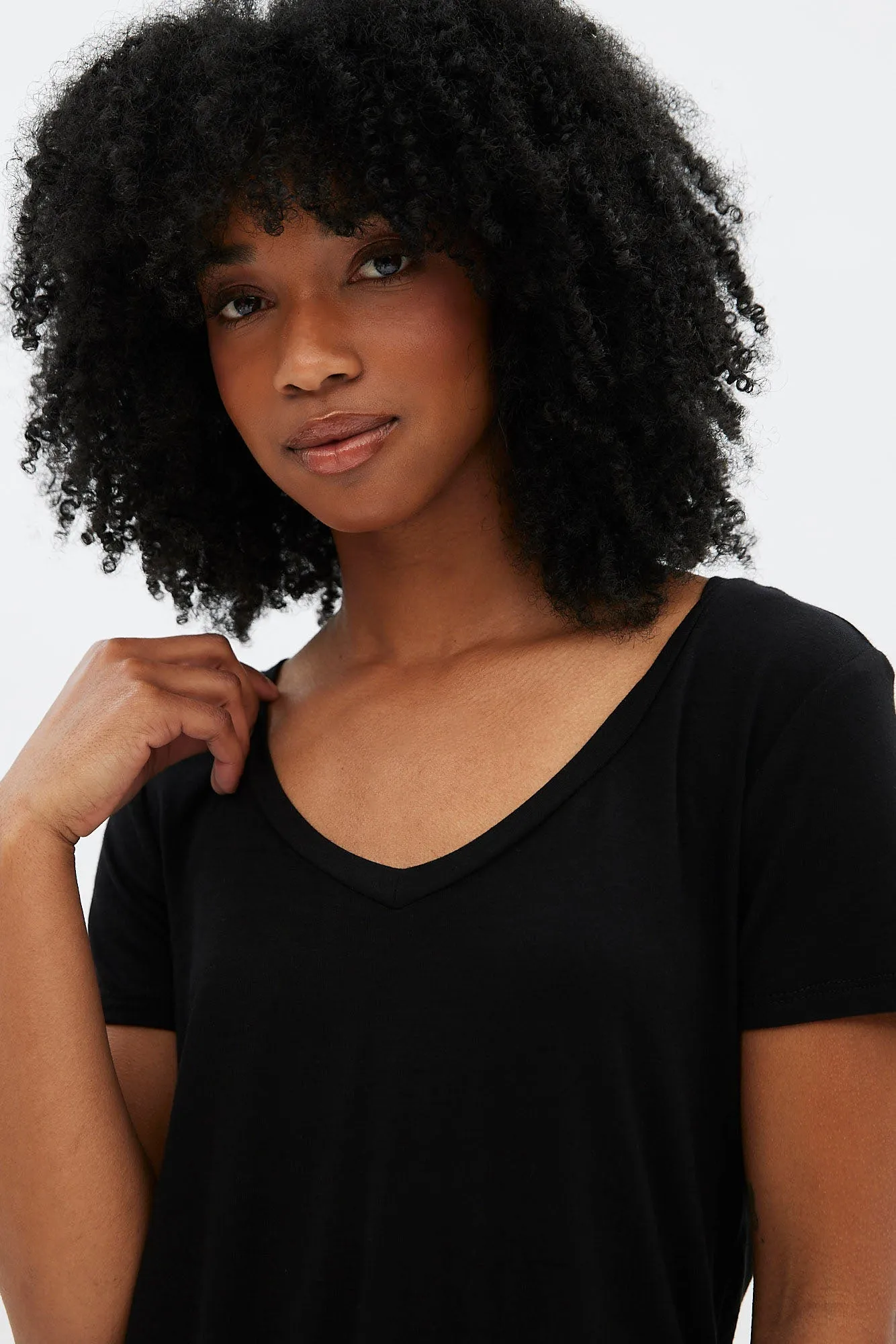 Relaxed V-Neck Tee sold by Bluenotes product image thumbnail 3