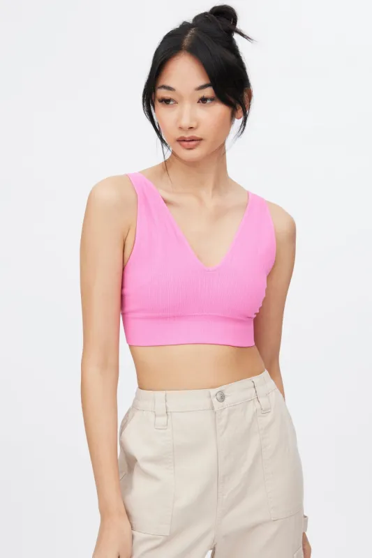 Seamless Plunge Bralette sold by Bluenotes