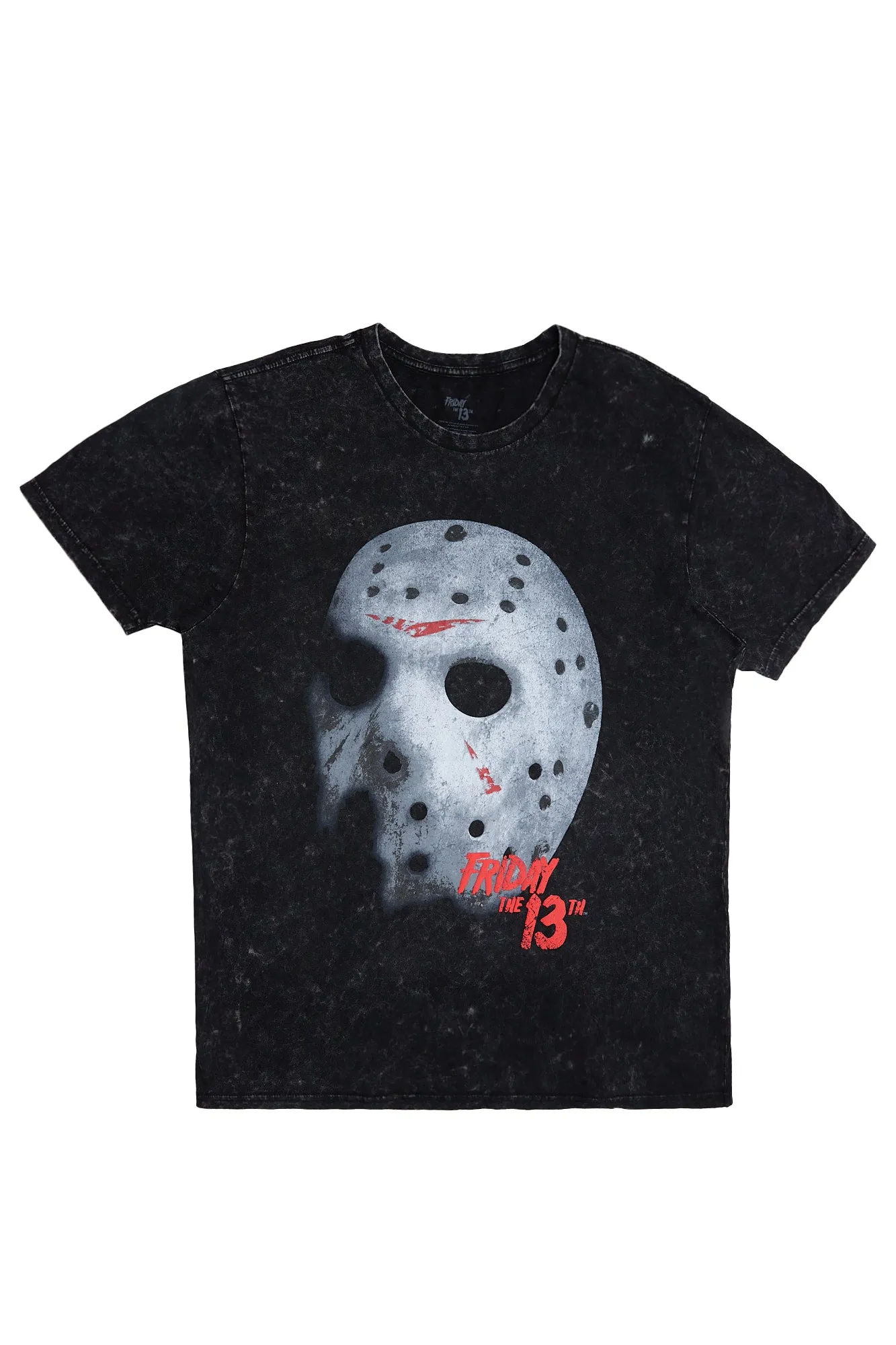 Friday The 13th Graphic Acid Wash Tee sold by Bluenotes