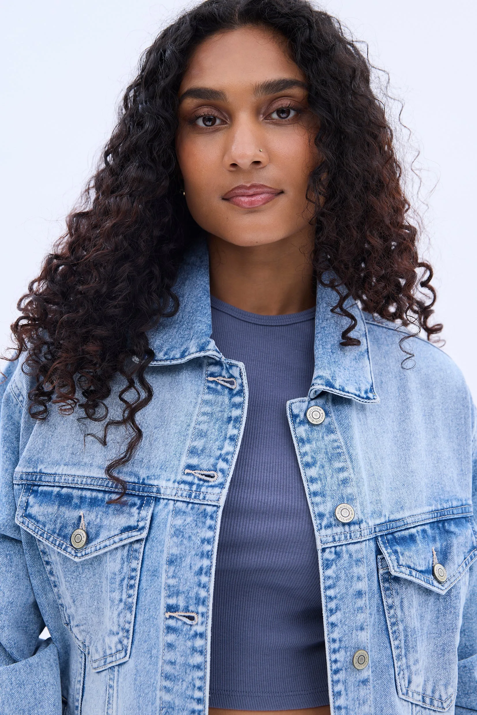 Denim Trucker Jacket sold by Bluenotes product image thumbnail 2