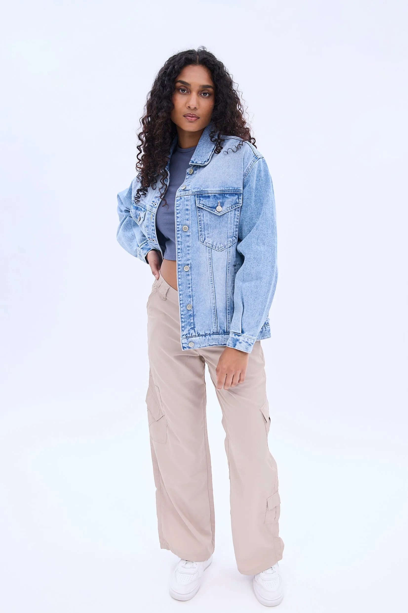 Denim Trucker Jacket sold by Bluenotes product image thumbnail 3